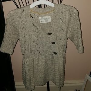 Aeropostale short sleeved knit cardigan